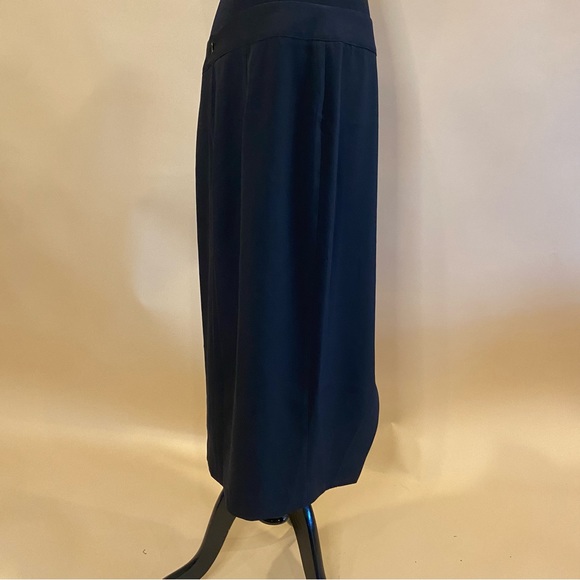 Laundry by Shelli Segal Black Knee Length Skirt Size 14 - Picture 8 of 11